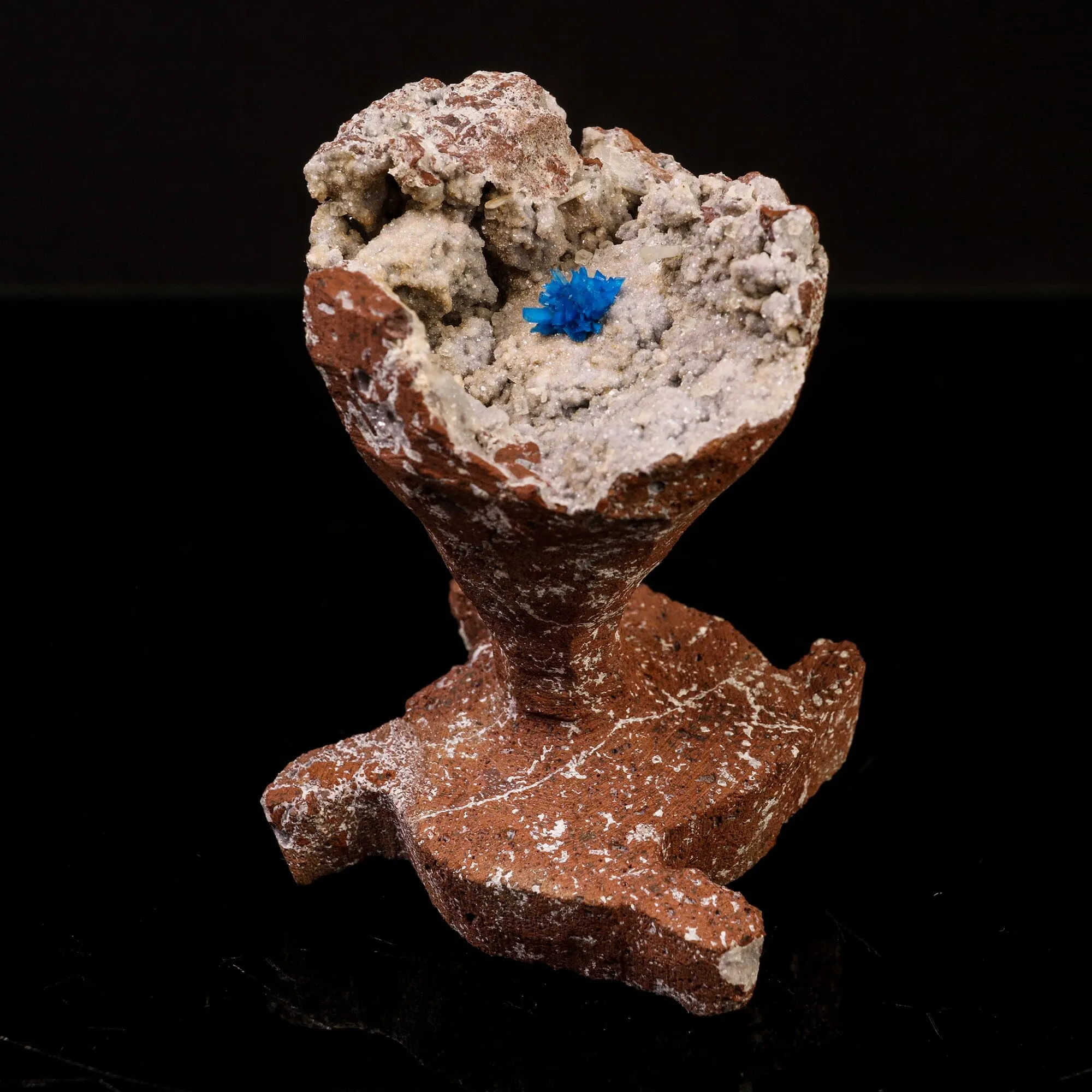 Pentagonite on Heulandite Self Standing Natural Mineral Specimen - image 1