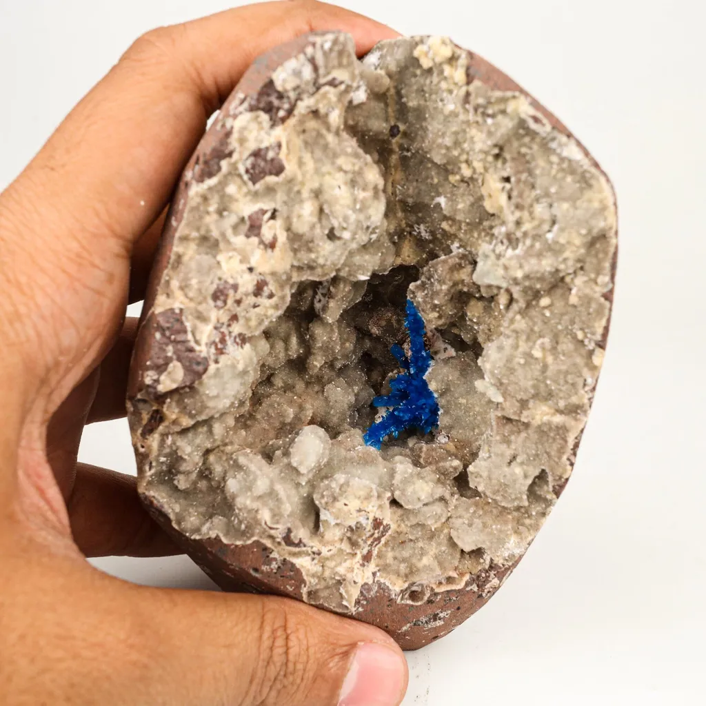Pentagonite on Heulandite Self Standing Natural Mineral Specimen - image 4