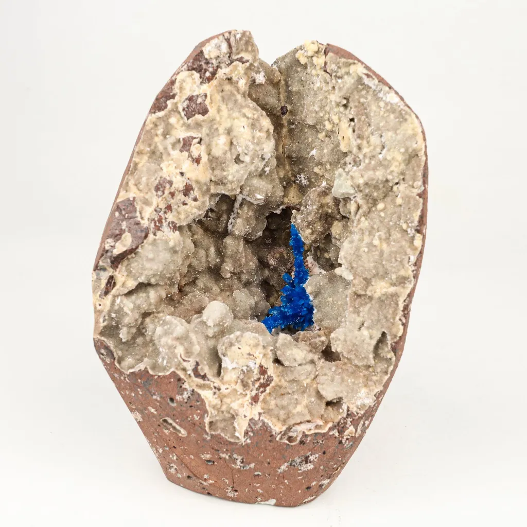 Pentagonite on Heulandite Self Standing Natural Mineral Specimen image
