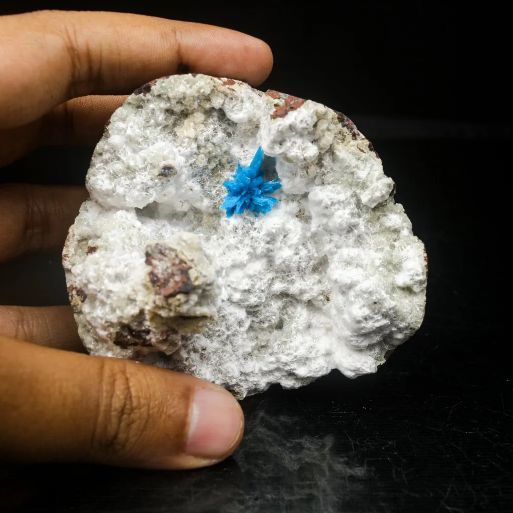 Pentagonite on Mordeite (Rare Find) Natural Mineral Specimen - image 4