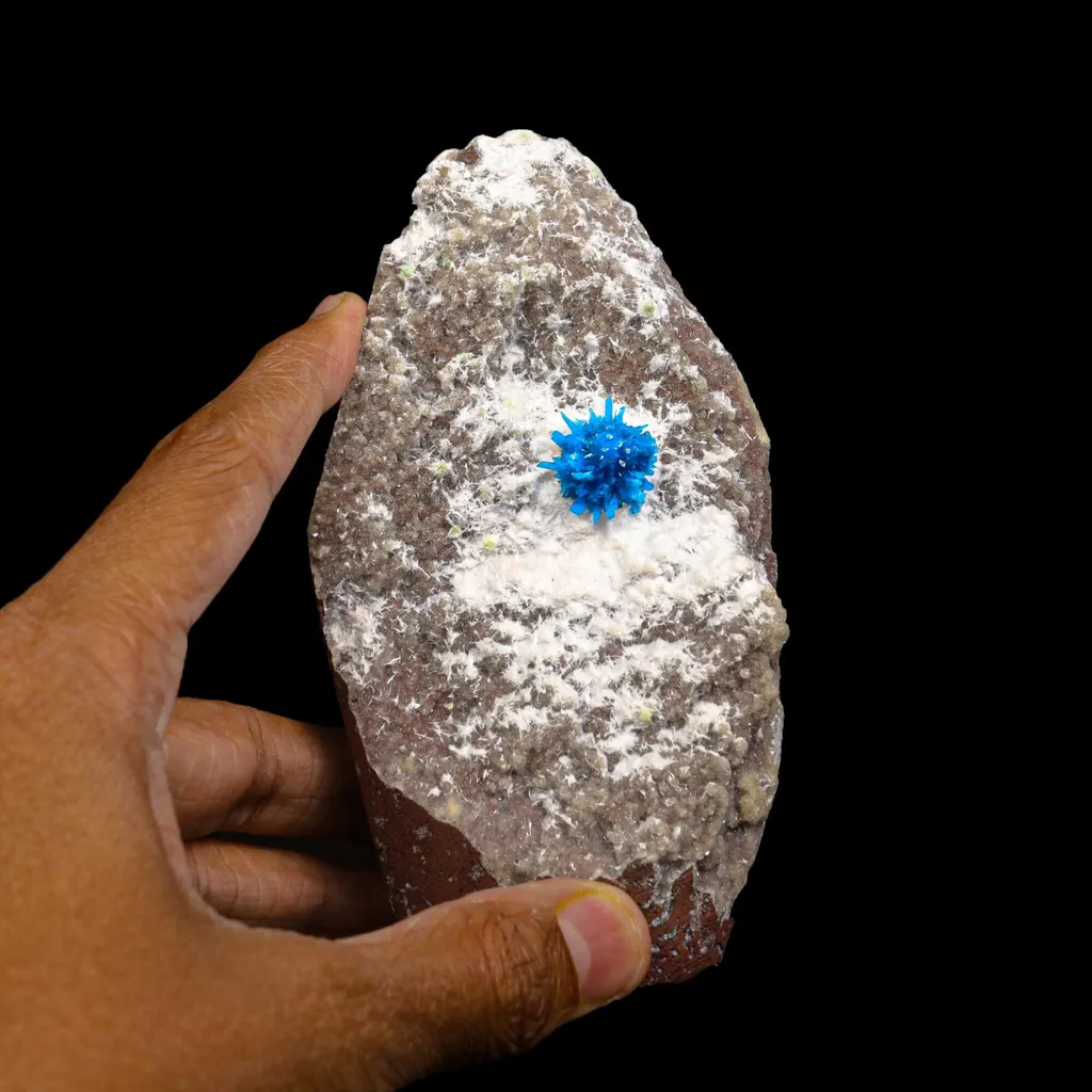 Pentagonite on Mordeite (Rare Find) Natural Mineral Specimen - image 8