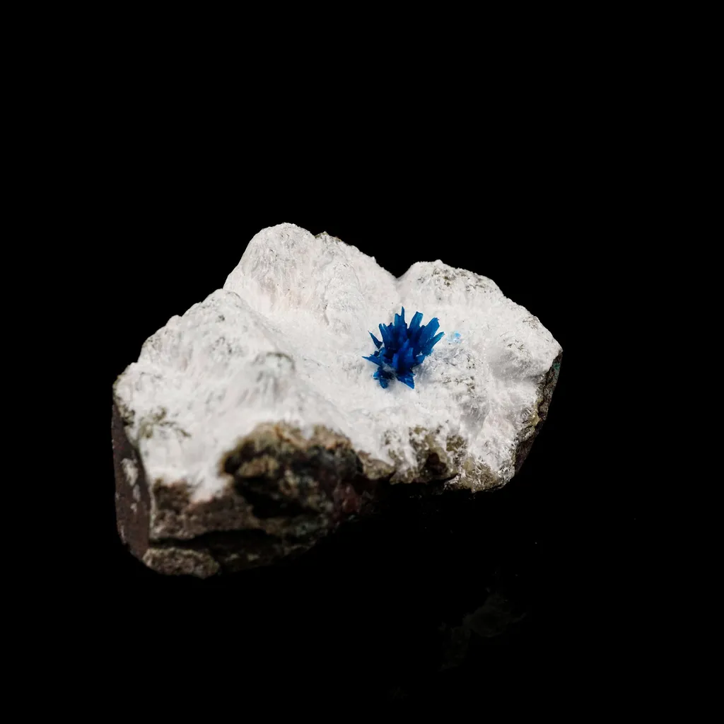 Pentagonite on Mordeite (Rare Find) Natural Mineral Specimen image