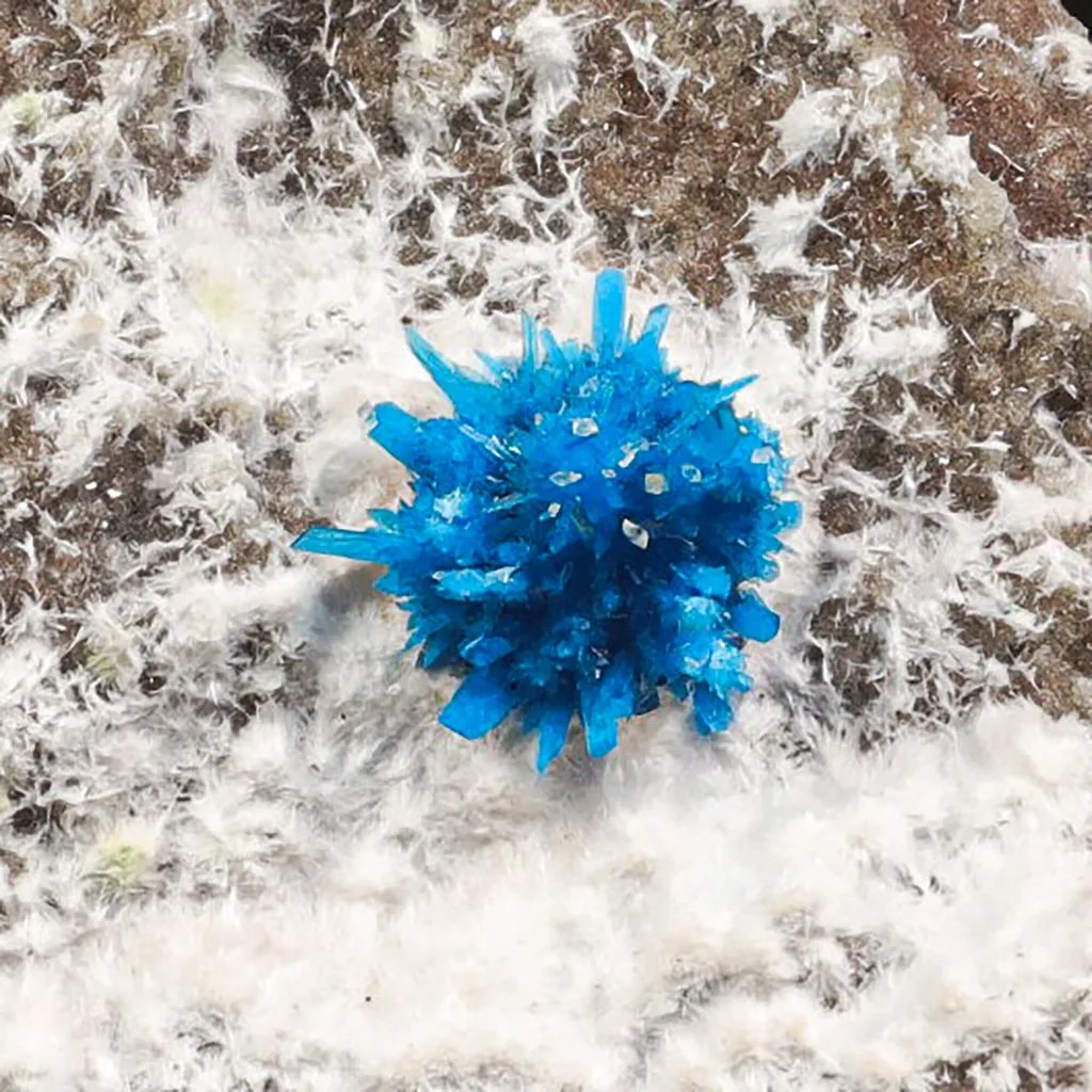Pentagonite on Mordeite (Rare Find) Natural Mineral Specimen - image 2