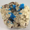 Pentagonite on Stilbite - image 1