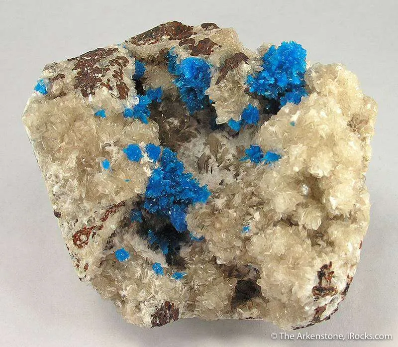 Pentagonite on Stilbite - image 1