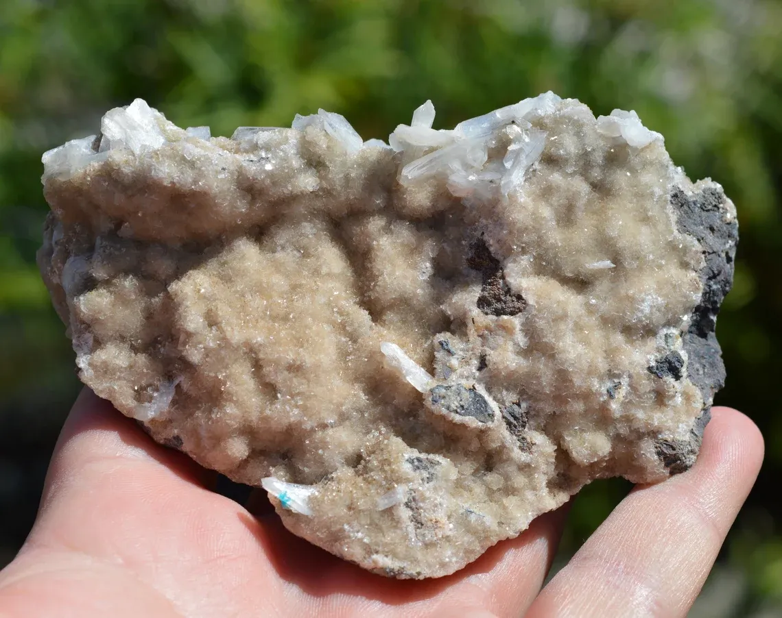Pentagonite & Stilbite 307 grams - Wagholi Quarries, Wagholi, Pune District, Maharashtra, India - image 5