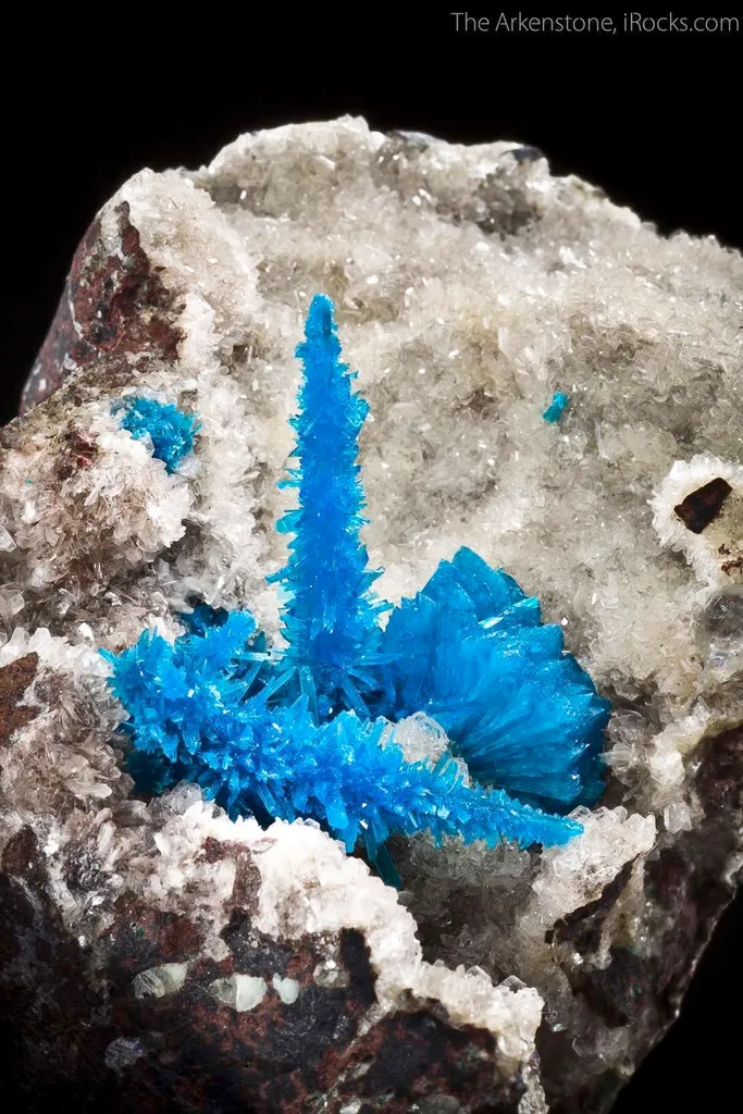 Pentagonite with Cavansite - image 2