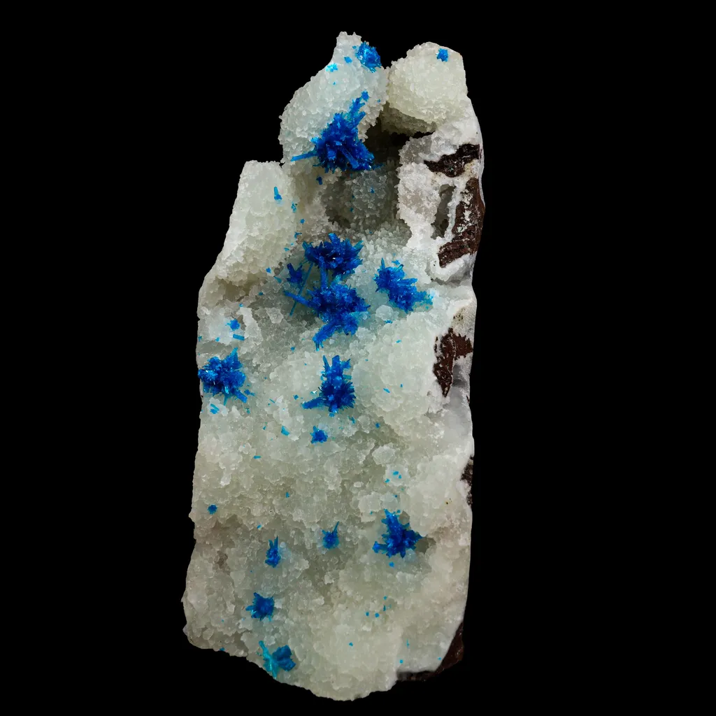 Pentagonite with Chalcedony Self Standing Natural Mineral Specimen USA image