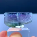 Perfectly Terminated Tricolor Zoning Tourmaline Crystal from Afghanistan - image 2