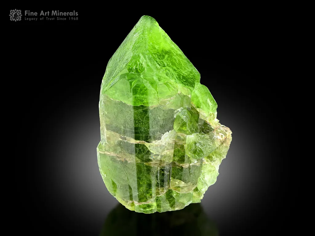 Peridot Crystal from Kohistan Pakistan image