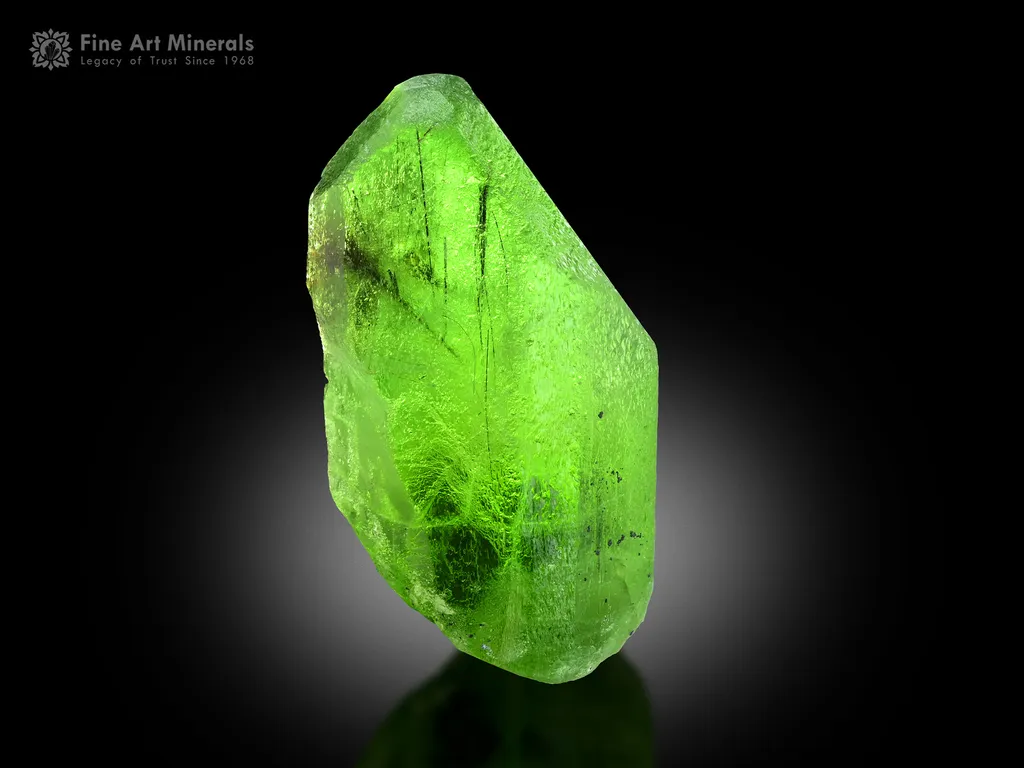 Peridot Crystal from Kohistan Pakistan image