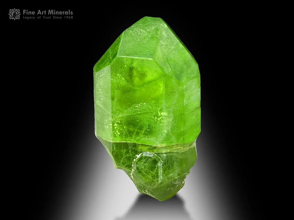Peridot Crystal from Mansehra Pakistan image