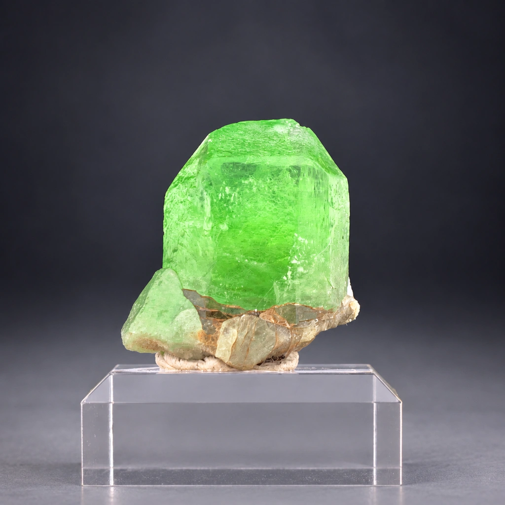 Peridot from Skardu District, Gilgit-Baltistan, Pakistan image
