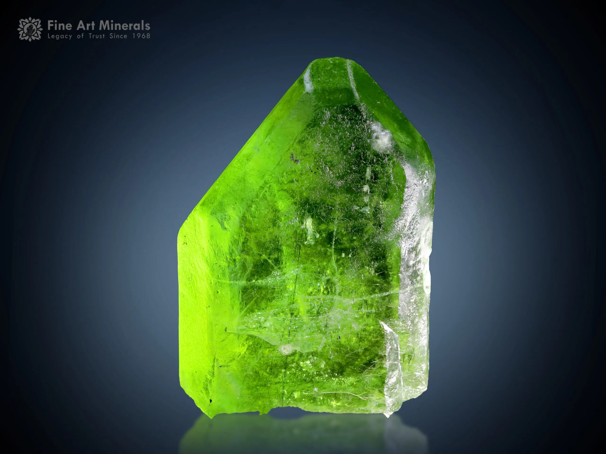 Peridot with Ludwigite Inclusion from Pakistan - image 2