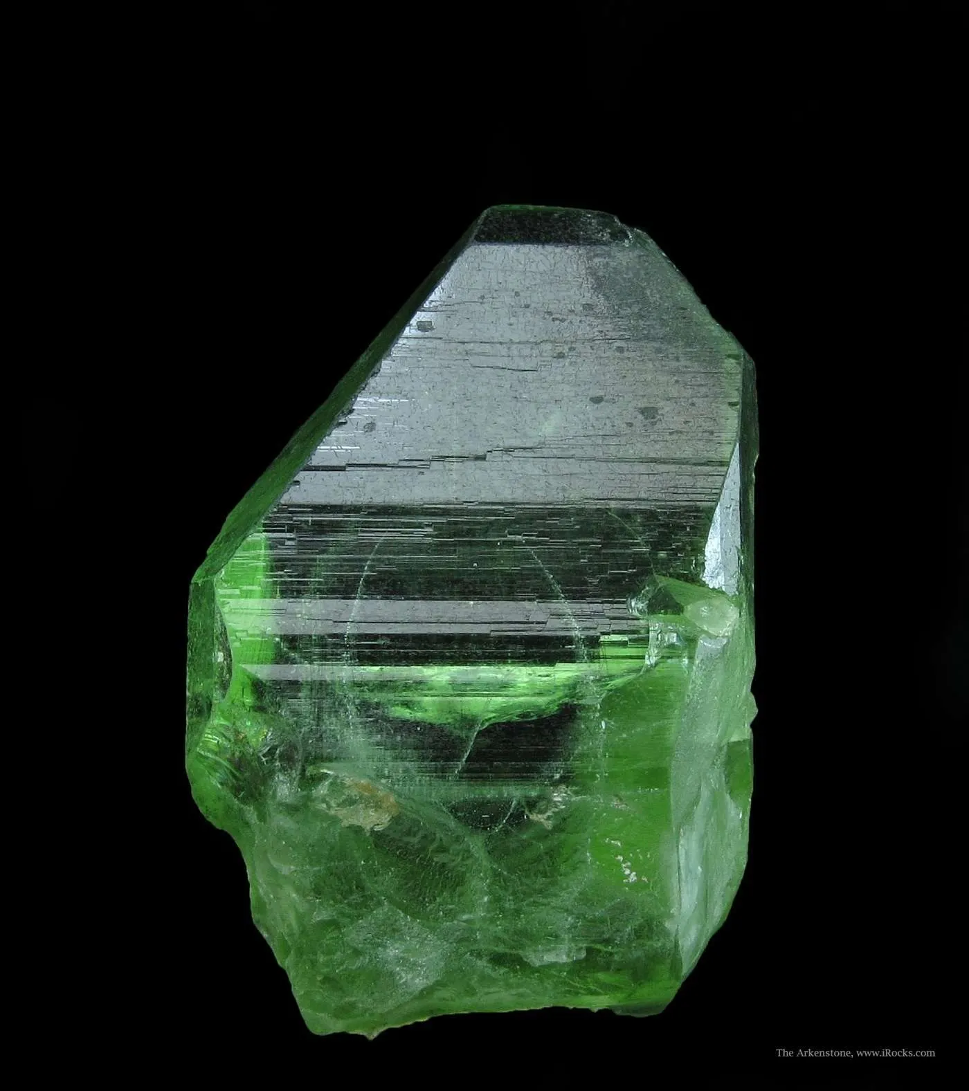 Peridot With Ludwigite Inclusions - image 2