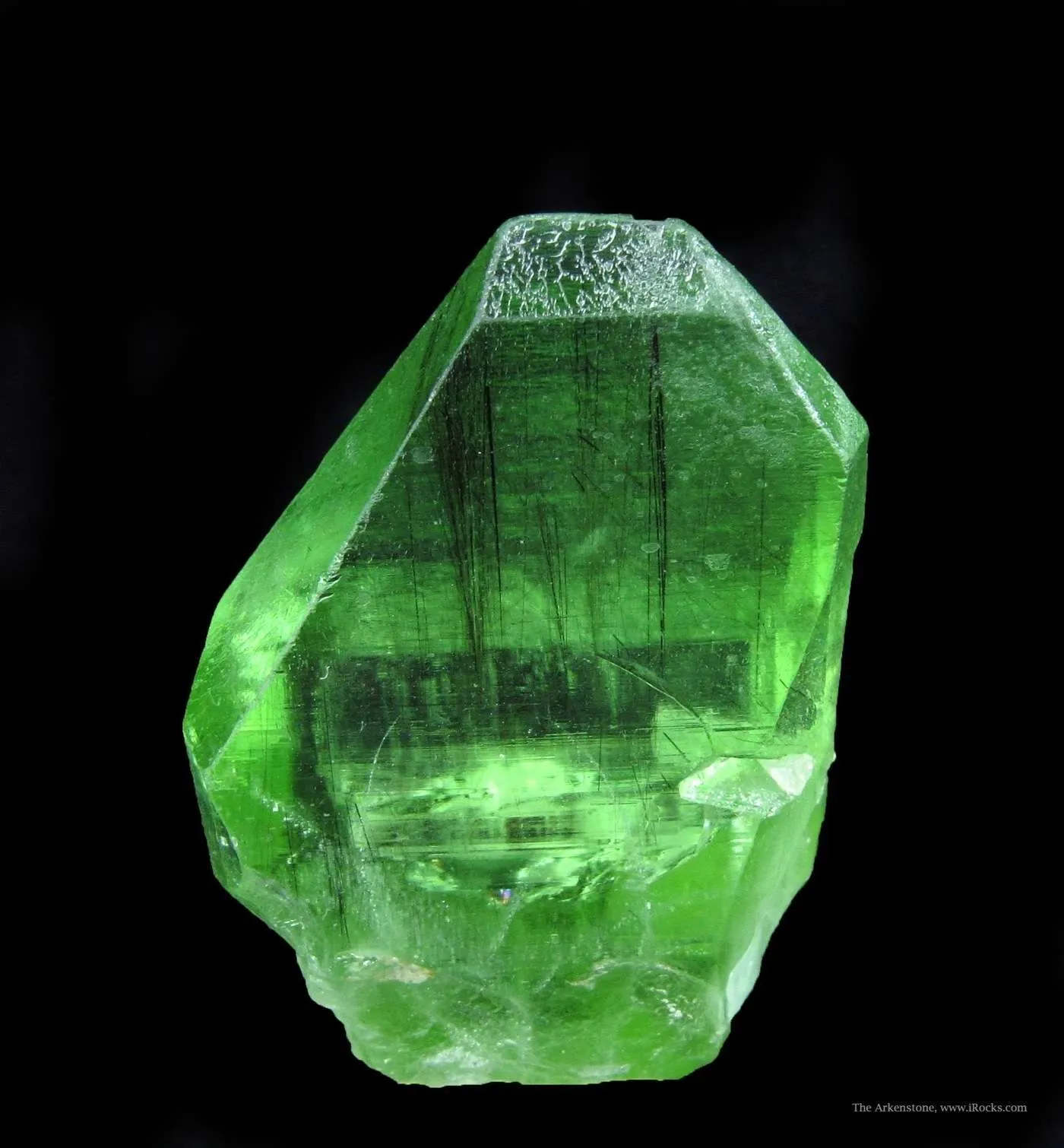 Peridot With Ludwigite Inclusions - image 4