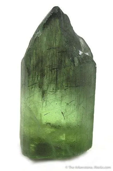 Peridot With Ludwigite Inclusions - image 1
