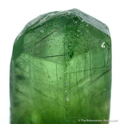 Peridot With Ludwigite Inclusions - image 2
