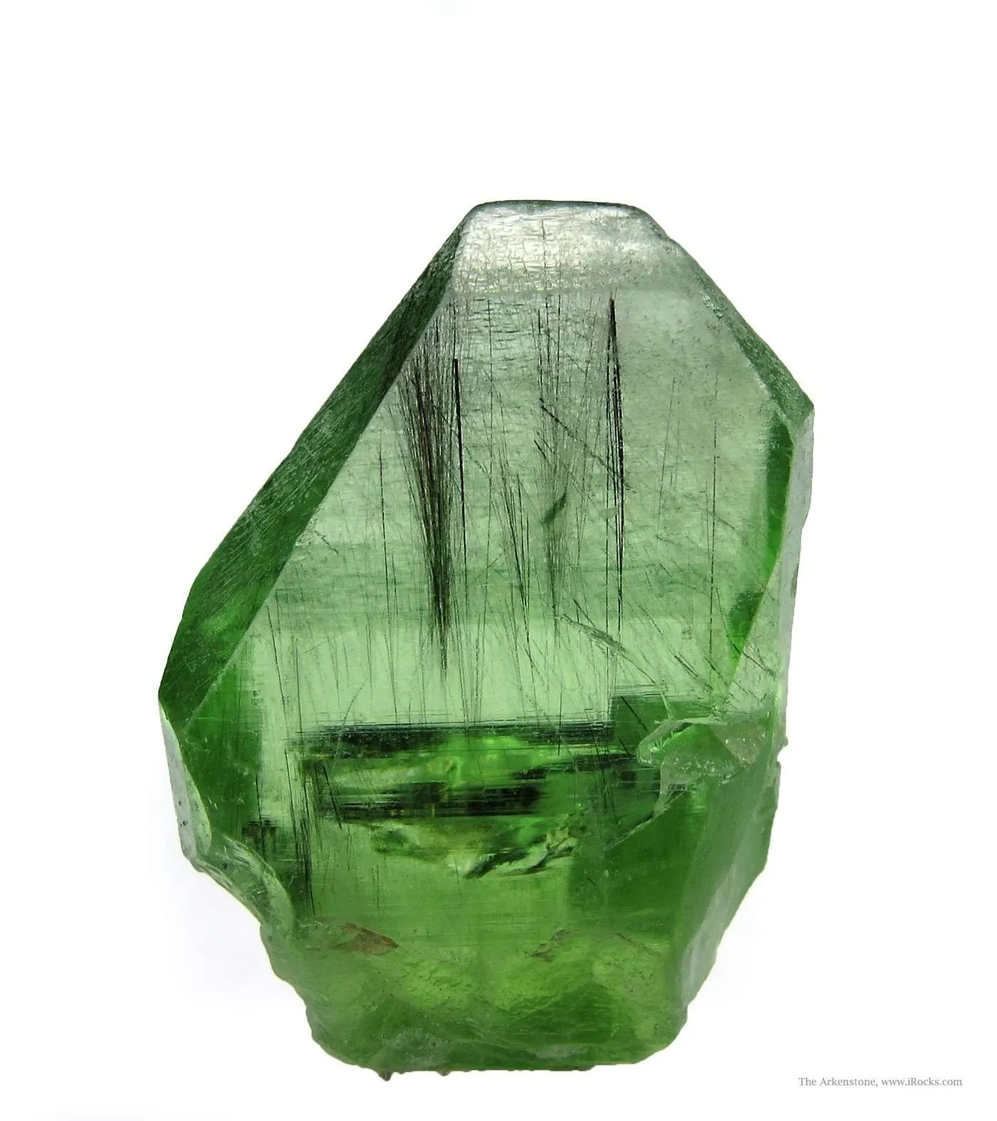 Peridot With Ludwigite Inclusions - image 1