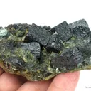 Perovskite (Type Locality) on Clinochlore - image 4