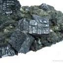 Perovskite (Type Locality) on Clinochlore - image 3
