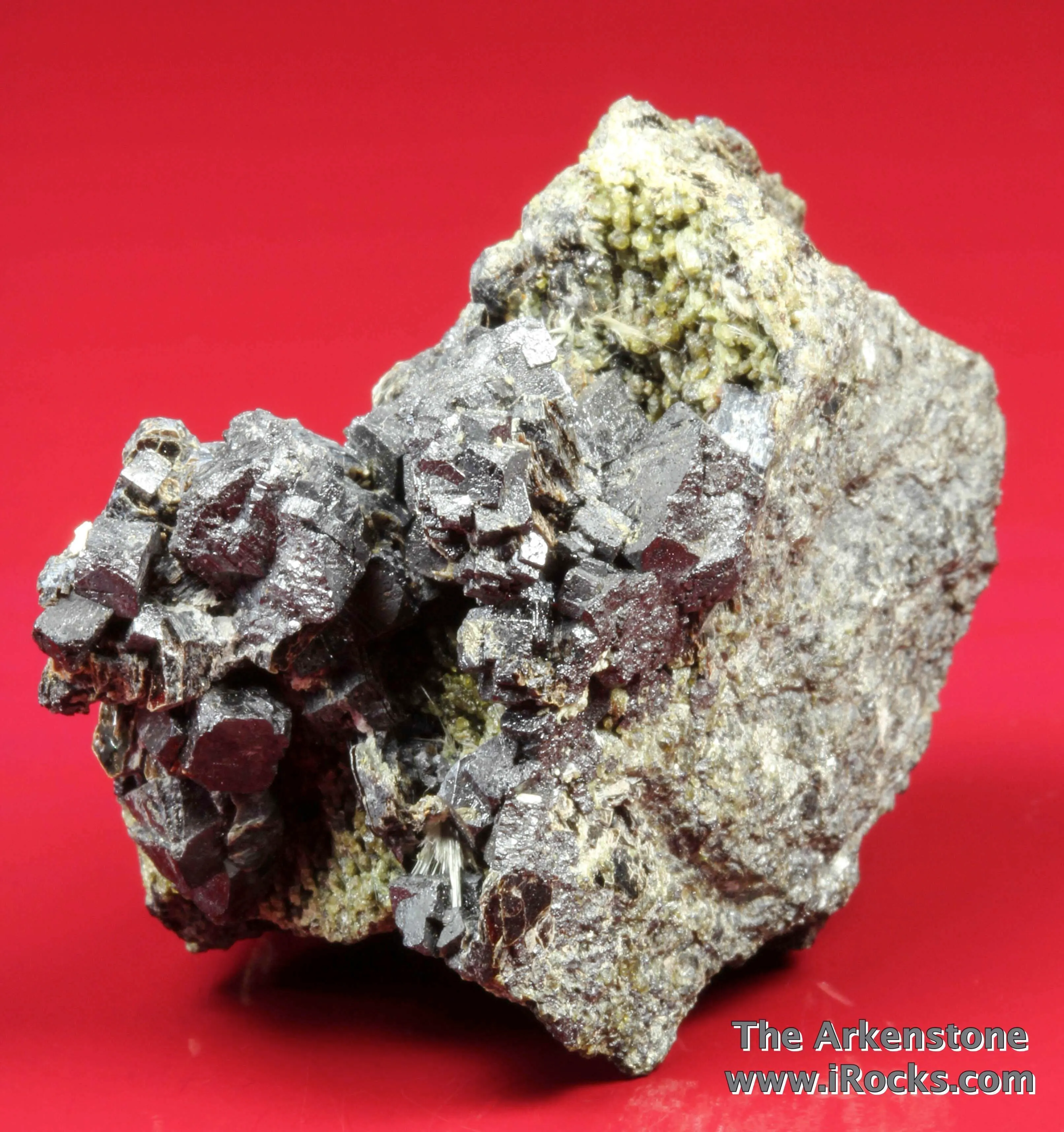 Perovskite with Phlogopite, Richterite, Augite on jacupirangite - image 2