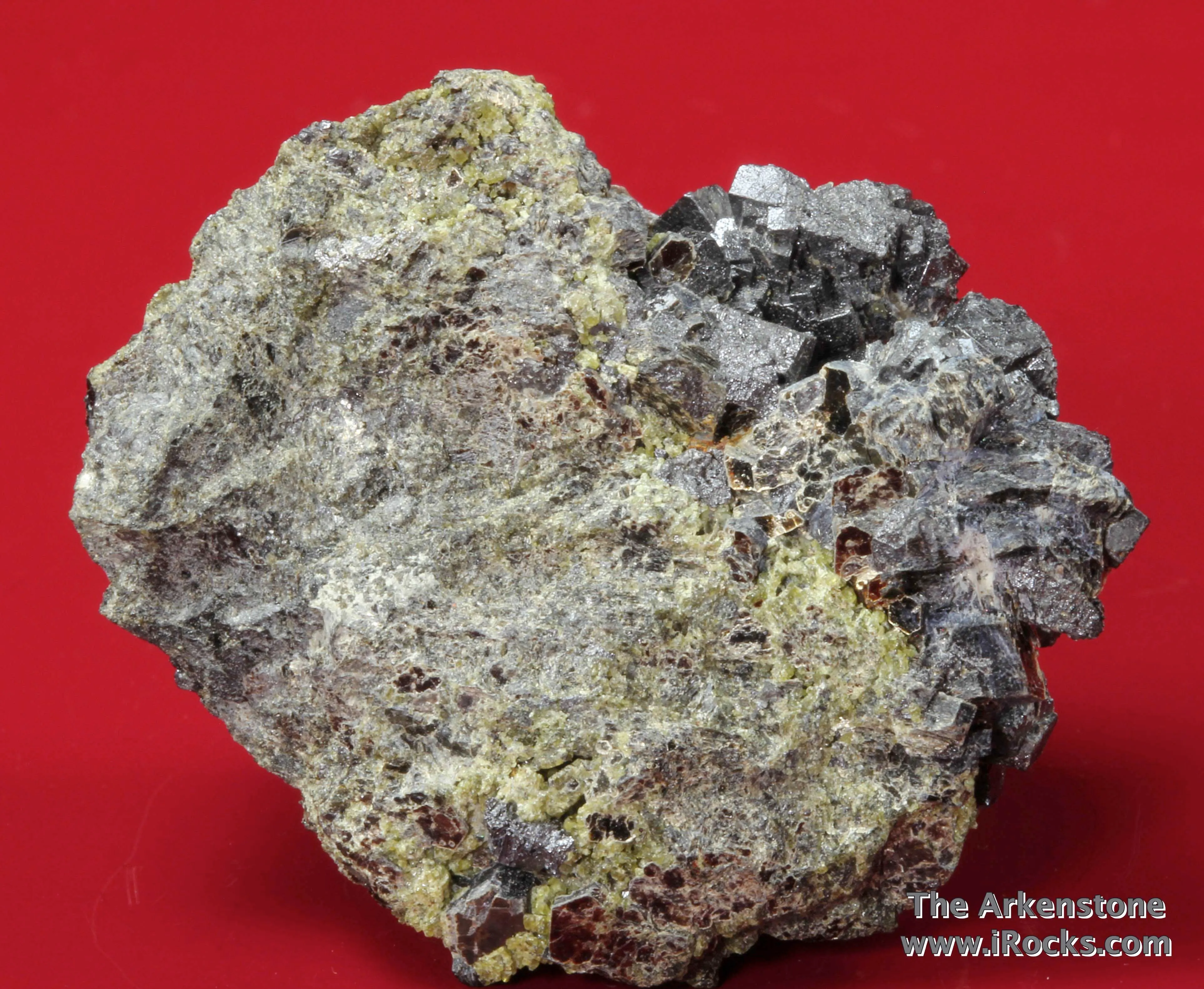 Perovskite with Phlogopite, Richterite, Augite on jacupirangite - image 4