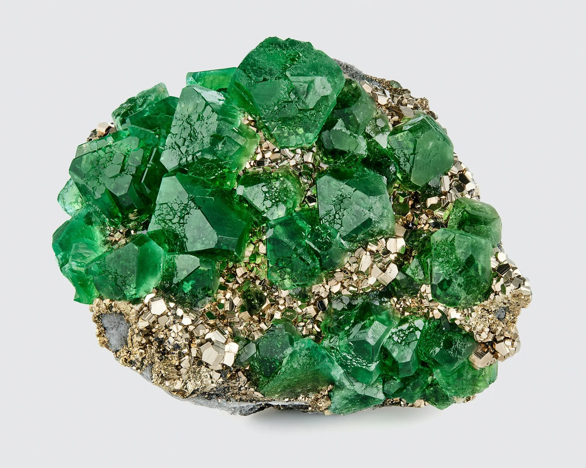 Peru Fluorite & Pyrite - image 1