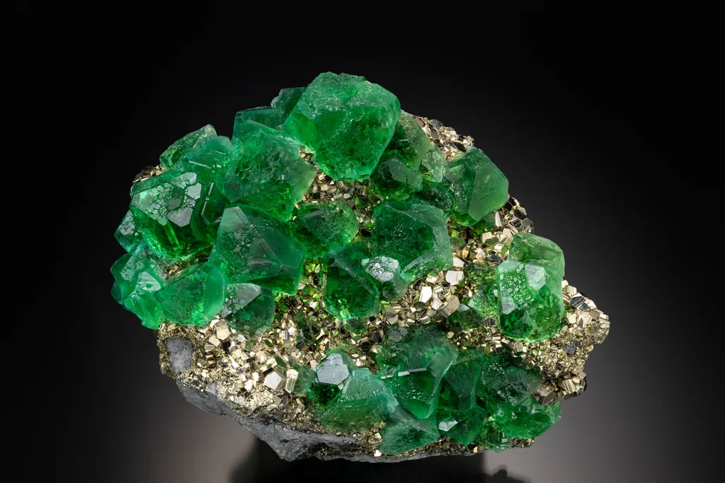 Peru Fluorite & Pyrite image