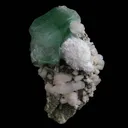 Pesudo Green Apophyllite with Mordenite Stilbite Natural Mineral Specimen - image 3