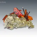 Phantom Brookite Cluster on Matrix from Baluchistan Pakistan - image 2