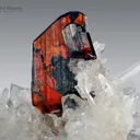 Phantom Brookite on Faden Quartz from Baluchistan Pakistan - image 4