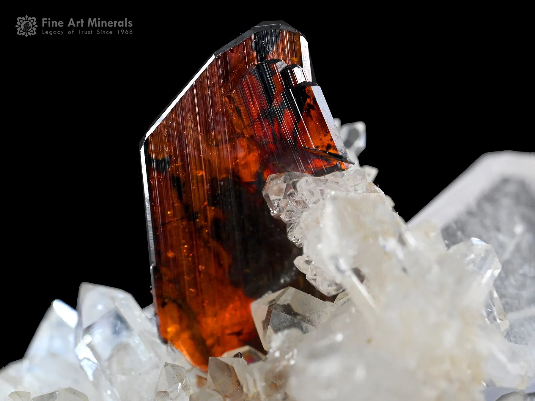 Phantom Brookite on Faden Quartz from Baluchistan Pakistan - image 3