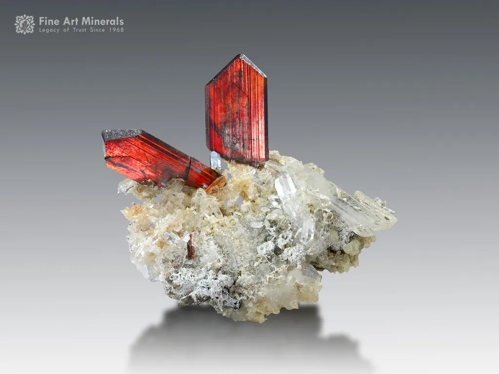 Phantom Brookite on Matrix from Baluchistan Pakistan image