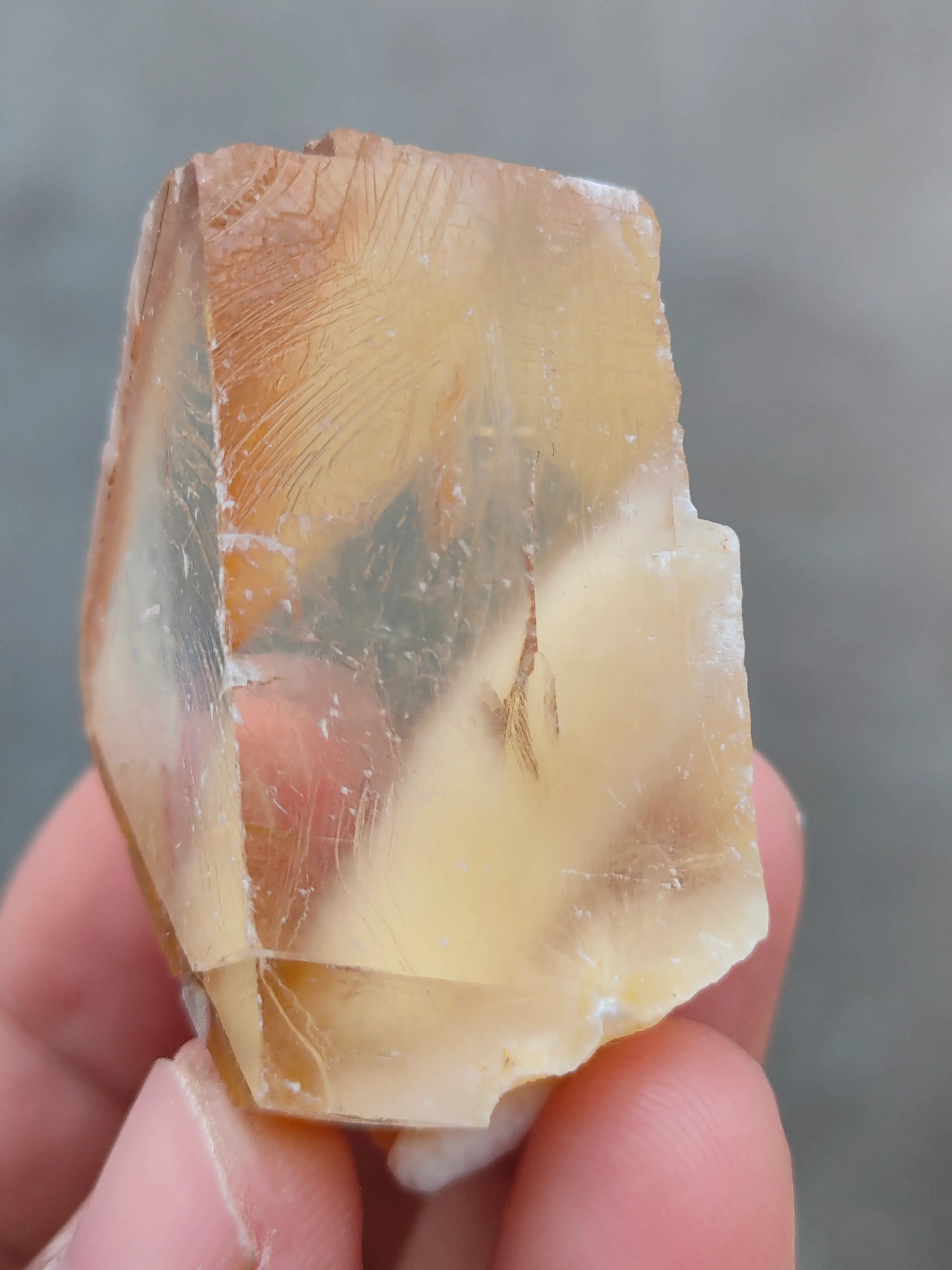 Phantom Calcite [ Okenite in Calcite ] - image 2