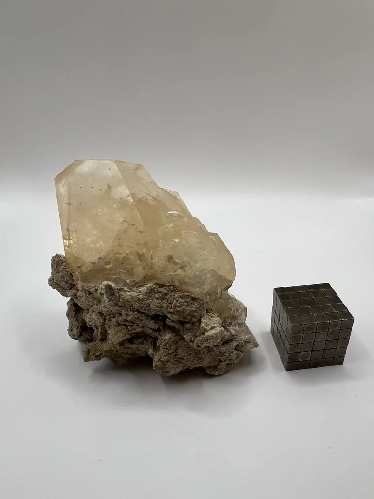 Phantom Calcite on Matrix - Brushy Creek Mine - 10040 image