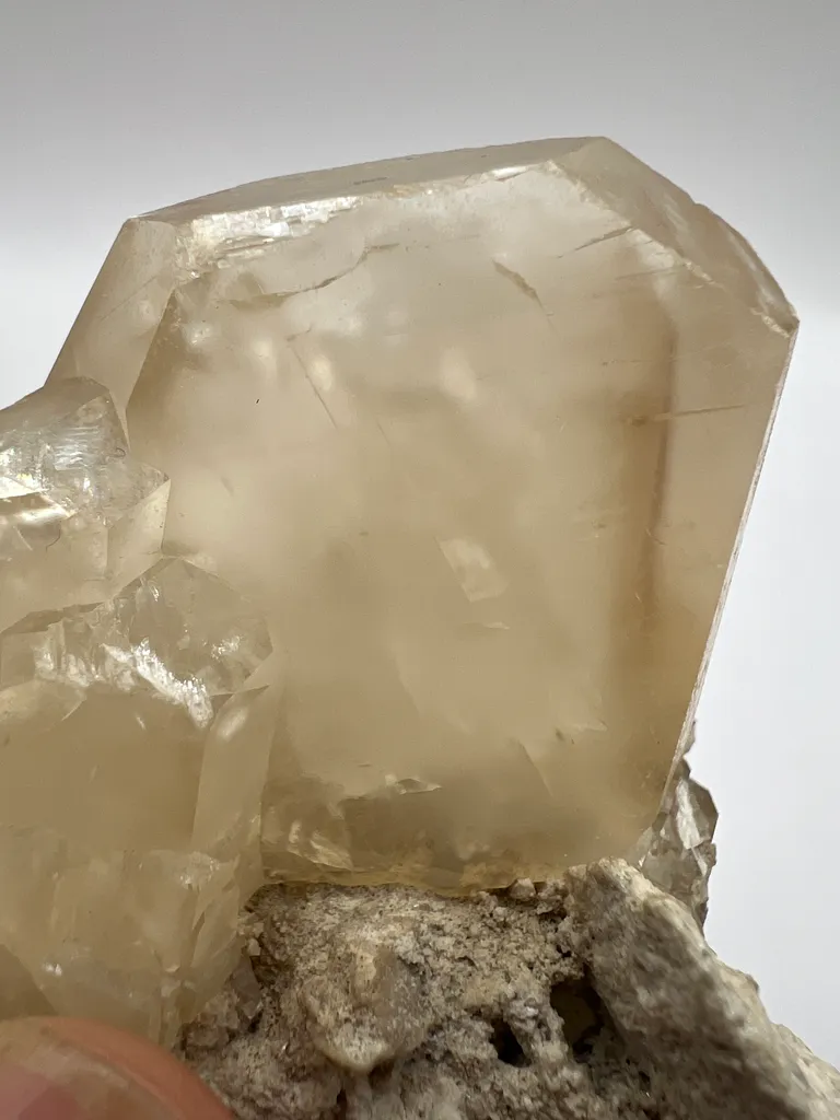 Phantom Calcite on Matrix - Brushy Creek Mine - 10040 - image 2