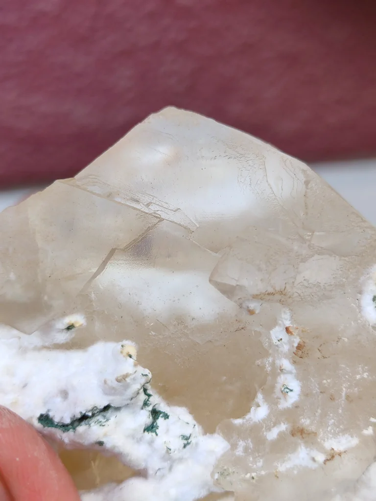 Phantom Calcite with Okenite. From India - image 5