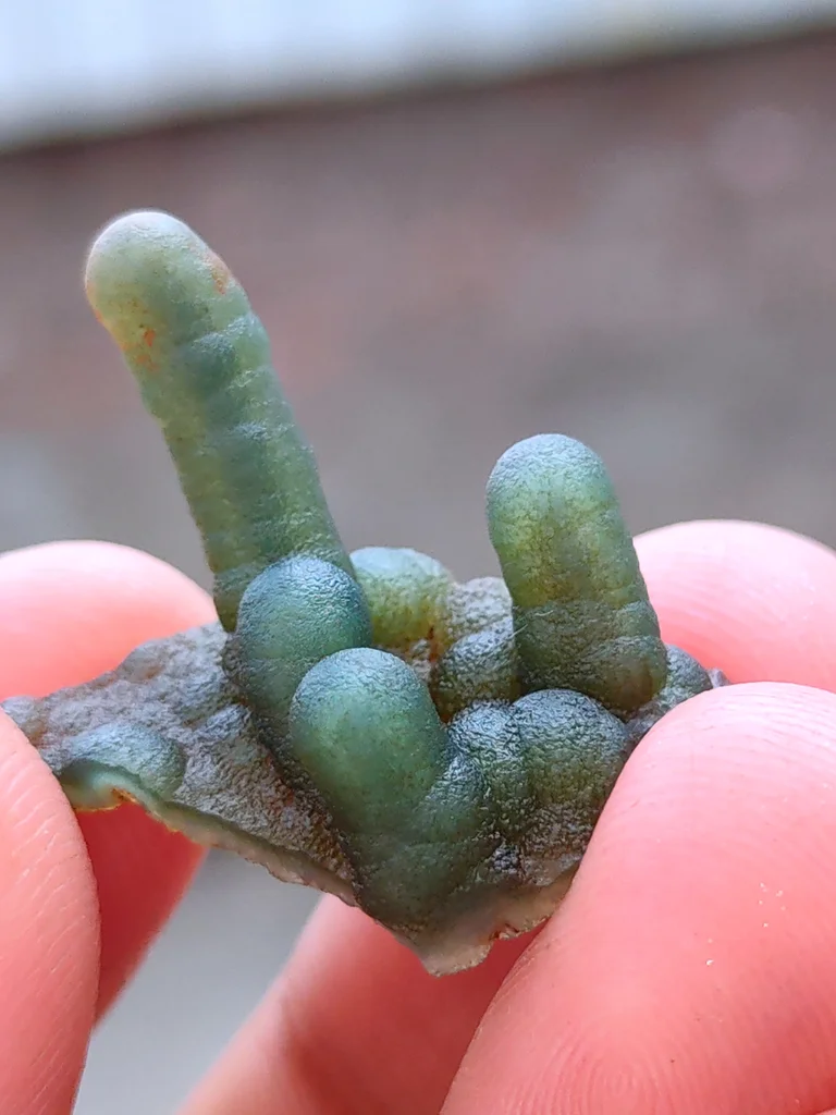 Phantom Green Chalcedony  Natural Mineral specimen - image 5