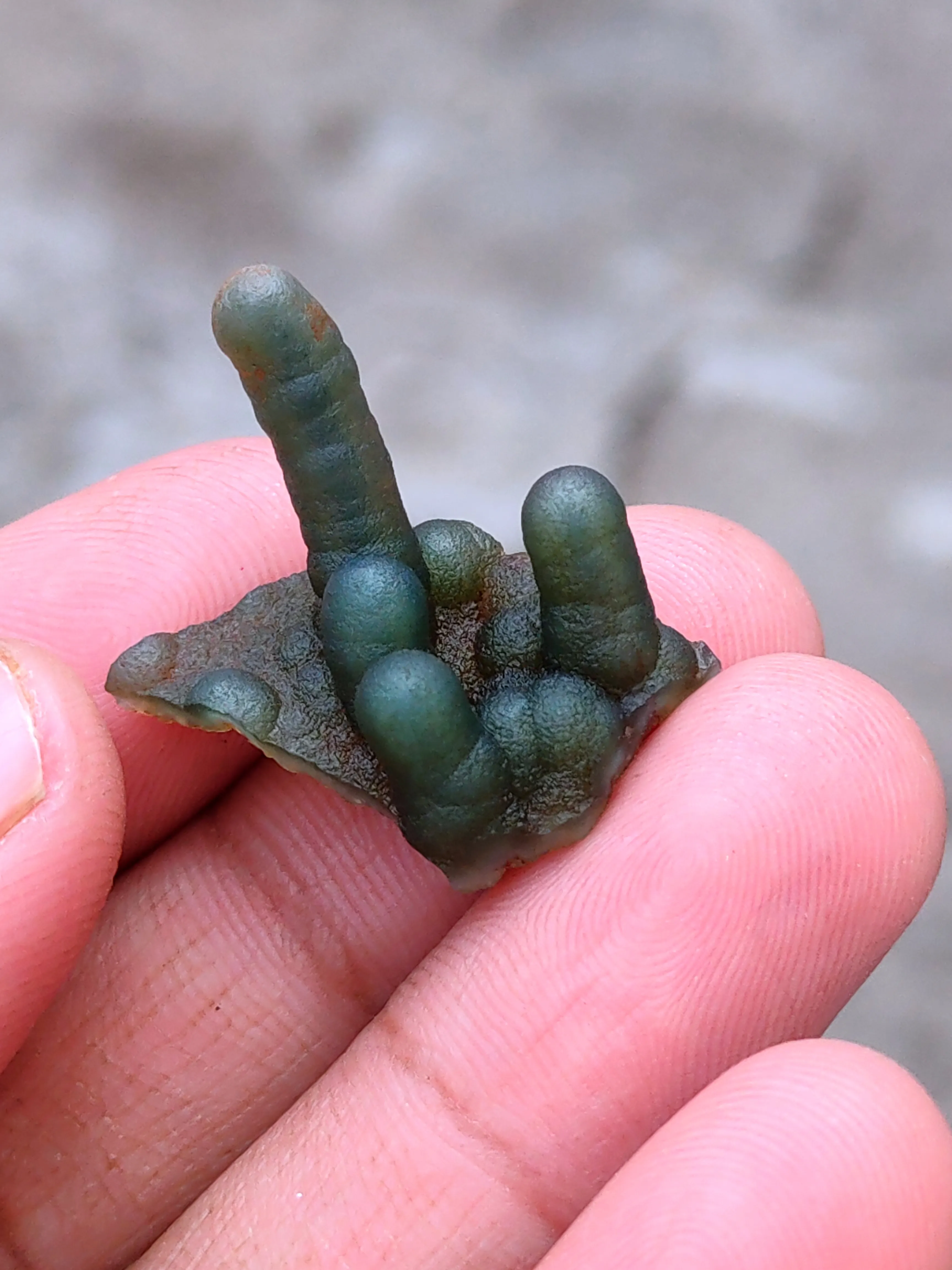 Phantom Green Chalcedony  Natural Mineral specimen - image 4