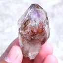 Phantom Karur Amethyst polished Crystal with Lepidocrocite - image 2