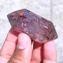 Phantom Karur Amethyst polished Crystal with Lepidocrocite - image 9