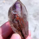 Phantom Karur Amethyst polished Crystal with Lepidocrocite - image 6