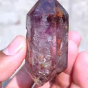 Phantom Karur Amethyst polished Crystal with Lepidocrocite - image 3