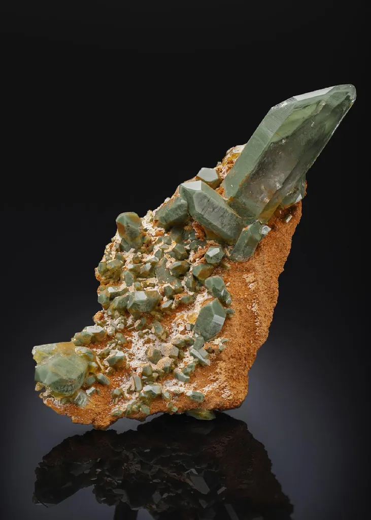 Phantom Quartz with Chlorite image