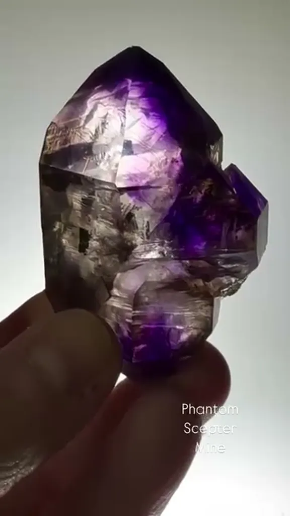 Phantom Scepter Mine Amethyst from Namibia image