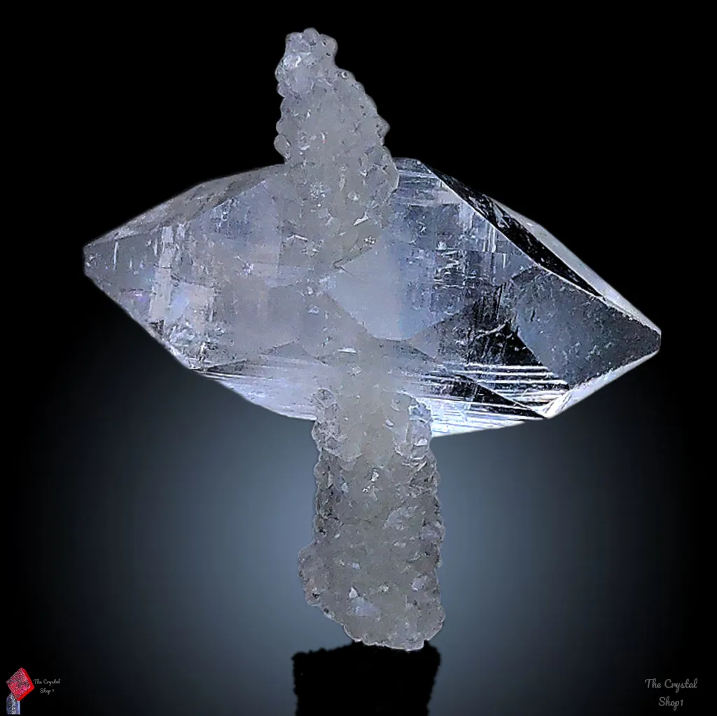 Phantom Terminal Apophyllite With Chalcedony - image 5