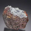 Pharmacosiderite on Chalcedony - image 1