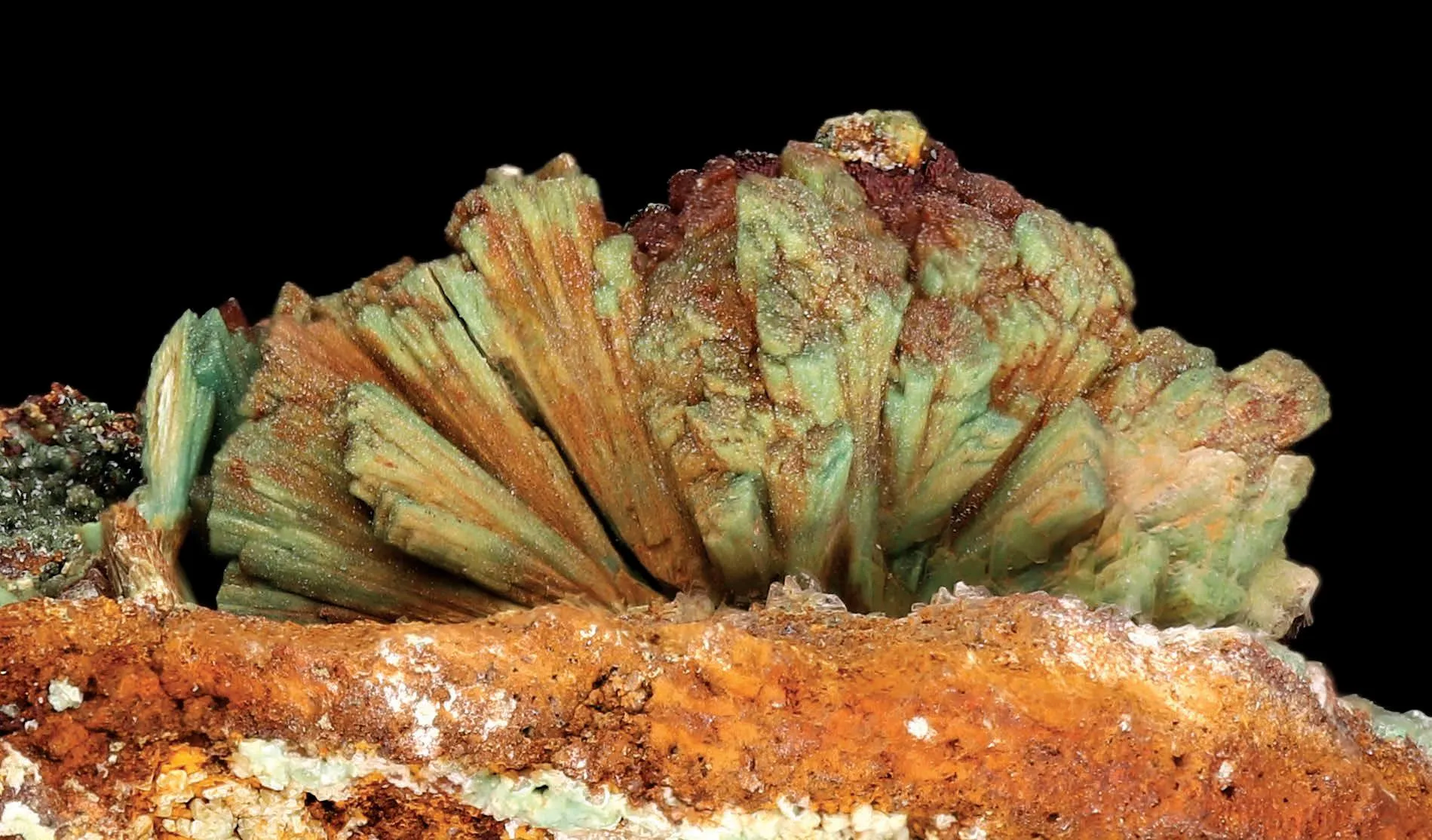 Pharmacosiderite pseudomorphs after Legrandite or Kottigite - image 1