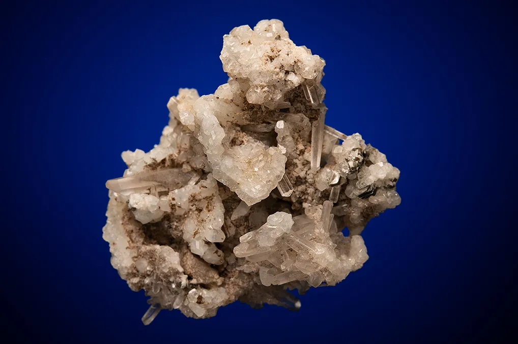 Phenakite after Beryl (?) with Quartz image